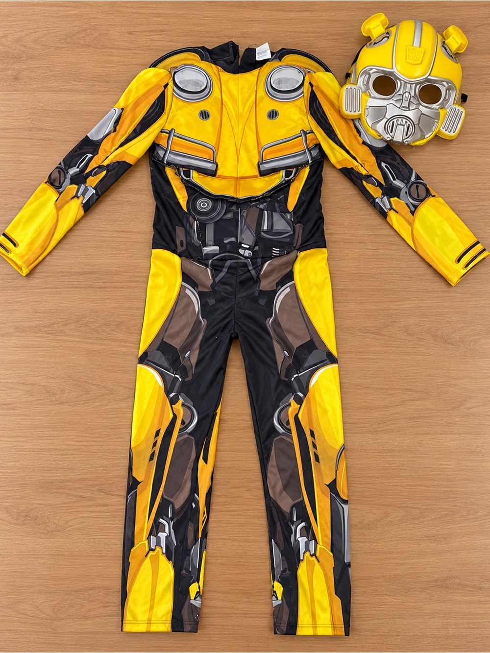 Transformers Bumblebee Costume Set Mask Kids Small 4-6 🐝🤖